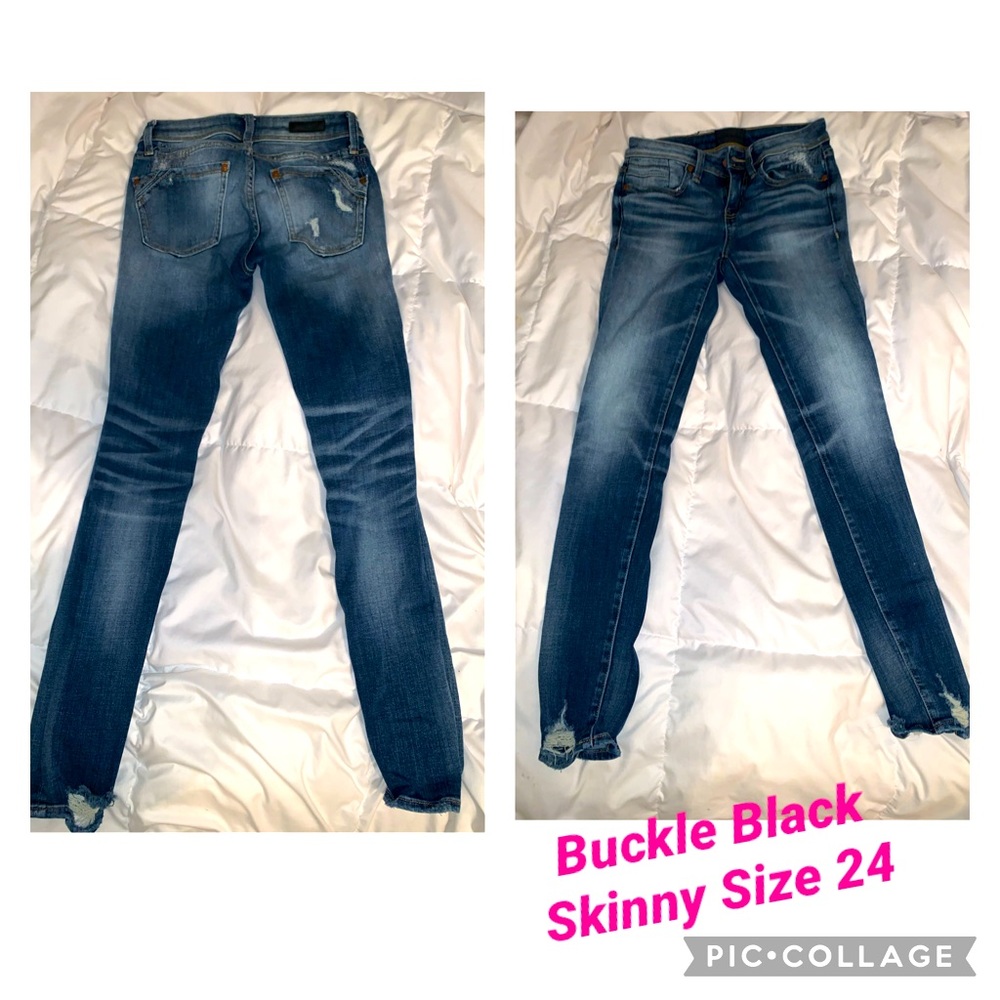 Buckle Black Skinny Jean